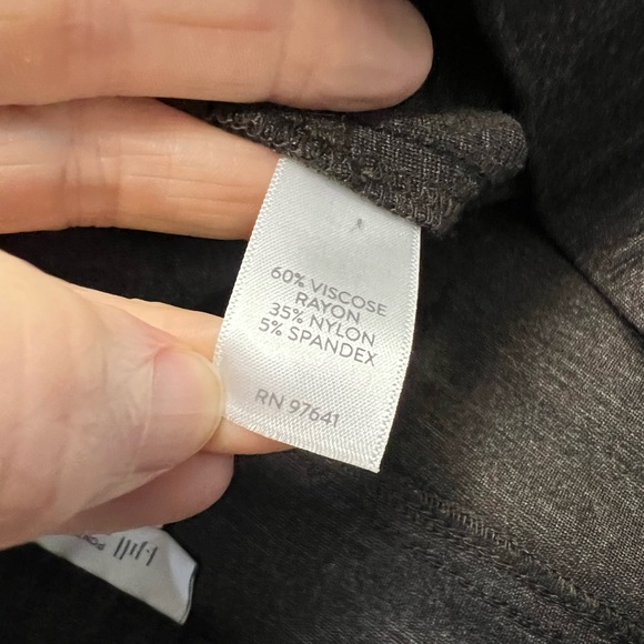 JJill Ponte Slim Leg Pants, pull on, Dark Umber Heather, misses S - Picture 8 of 9